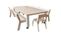 Kinderbankje met rugleuning L150 cm Tangara Groothandel voor Kinderopvang inrichting2
